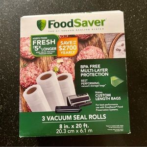 Food Saver Custom Length Vacuum Seal Rolls